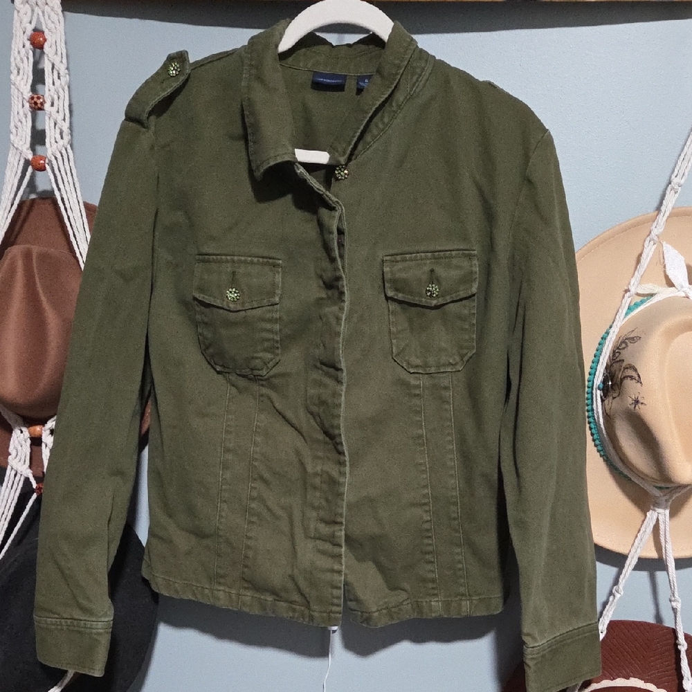 Westbound Olive Green Military Style Women's Jacket